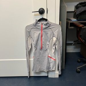 Half zip long sleeve lululemon running shirt